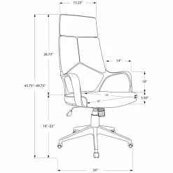 Deals 🌟 Monarch Fabric Mid-Back Executive Office Swivel Chair In Dark Gray And Black ⌛ -Deals Writing Desks Store 2245912 3 L