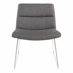 Top 10 🔔 Office Star Thompson Chair In Charcoal Fabric With Chrome Sled Base 😉 -Deals Writing Desks Store 2253125 2 L