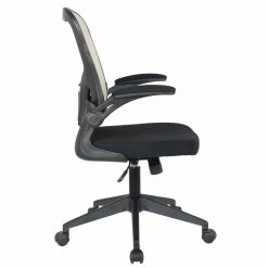 Buy 😍 LeisureMod Newton Modern Mesh Office Swivel Chair In Beige 🥰 -Deals Writing Desks Store 2266958 3 L