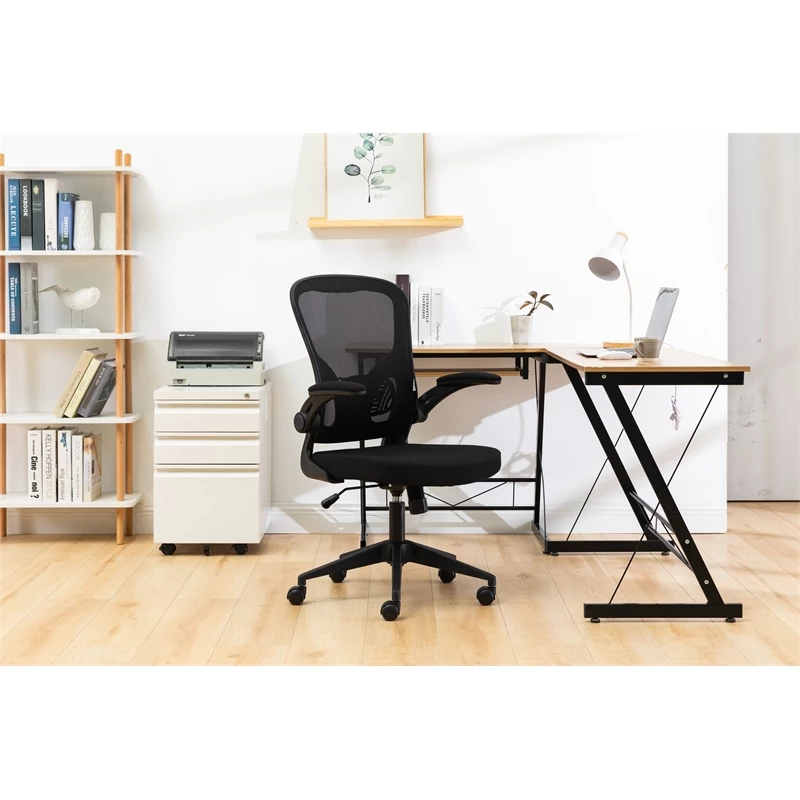 Flash Sale ⌛ LeisureMod Newton Modern Mesh Office Swivel Chair In Black ✨ 4 Flash Sale ⌛ LeisureMod Newton Modern Mesh Office Swivel Chair In Black ✨ - Image 2