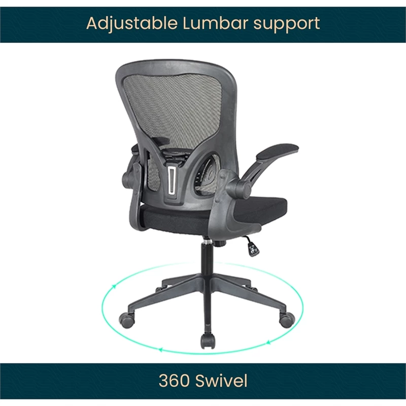 Flash Sale ⌛ LeisureMod Newton Modern Mesh Office Swivel Chair In Black ✨ 13 Flash Sale ⌛ LeisureMod Newton Modern Mesh Office Swivel Chair In Black ✨ - Image 11