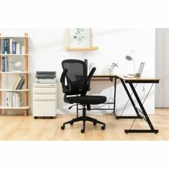 Flash Sale ⌛ LeisureMod Newton Modern Mesh Office Swivel Chair In Black ✨ 17 Flash Sale ⌛ LeisureMod Newton Modern Mesh Office Swivel Chair In Black ✨ -Deals Writing Desks Store 2266959 4 L