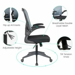 Top 10 🌟 LeisureMod Newton Modern Mesh Office Swivel Chair In Grey ⌛ 22 Top 10 🌟 LeisureMod Newton Modern Mesh Office Swivel Chair In Grey ⌛ -Deals Writing Desks Store 2266961 9 L