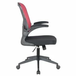 Best Sale 😉 LeisureMod Newton Modern Mesh Office Swivel Chair In Red ⭐ 16 Best Sale 😉 LeisureMod Newton Modern Mesh Office Swivel Chair In Red ⭐ -Deals Writing Desks Store 2266962 3 L
