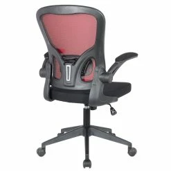Best Sale 😉 LeisureMod Newton Modern Mesh Office Swivel Chair In Red ⭐ 18 Best Sale 😉 LeisureMod Newton Modern Mesh Office Swivel Chair In Red ⭐ -Deals Writing Desks Store 2266962 5 L