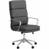 Flash Sale 🧨 Coaster High Back Upholstered Office Chair In Gray ✨ -Deals Writing Desks Store 2268420 L
