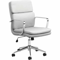Brand new 💯 Coaster Standard Back Upholstered Office Chair In White ⭐