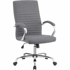 Top 10 💯 Coaster Upholstered Office Chair With Casters In Gray And Chrome 🌟