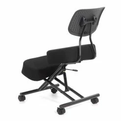 Top 10 ❤️ Furniture Of America Popalo Metal Kneeling Chair With Wheels In Black 🎉 -Deals Writing Desks Store 2272257 5 L