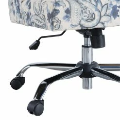Buy 👏 OSP Home Furnishings Westgrove Managers Chair In Blue Paisley Fabric With Chrome Base ❤️ 16 Buy 👏 OSP Home Furnishings Westgrove Managers Chair In Blue Paisley Fabric With Chrome Base ❤️ -Deals Writing Desks Store 2277879 6 L