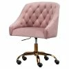 Promo ๐ฅฐ Best Master Furniture Pink Tufted Velvet Swivel Task Chair With Gold Base With Wheels โญ 1 Promo ๐ฅฐ Best Master Furniture Pink Tufted Velvet Swivel Task Chair With Gold Base With Wheels โญ -Deals Writing Desks Store 2278965 1 L