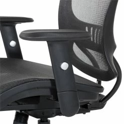 Flash Sale 🥰 Office Star Manager's Chair Mesh Screen Seat And Back In Black Fabric 🥰 -Deals Writing Desks Store 2282062 6 L