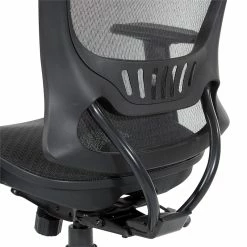 Flash Sale 🥰 Office Star Manager's Chair Mesh Screen Seat And Back In Black Fabric 🥰 -Deals Writing Desks Store 2282062 7 L