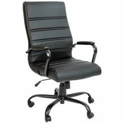 Best Pirce 🧨 Flash Furniture Leather High Back Office Chair In Black 😍