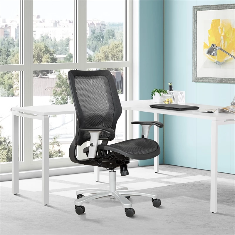Top 10 😍 Office Star Air Grid Seat And Back Big & Tall Chair In Black Fabric 🔥 4 Top 10 😍 Office Star Air Grid Seat And Back Big & Tall Chair In Black Fabric 🔥 - Image 2
