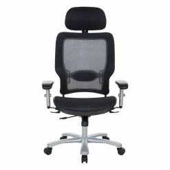 Best Pirce 💯 Office Star Air Grid Big & Tall Ergonomic Chair With Adjustable Headrest In Black Fabric ✨ 16 Best Pirce 💯 Office Star Air Grid Big & Tall Ergonomic Chair With Adjustable Headrest In Black Fabric ✨ -Deals Writing Desks Store 2293143 2 L