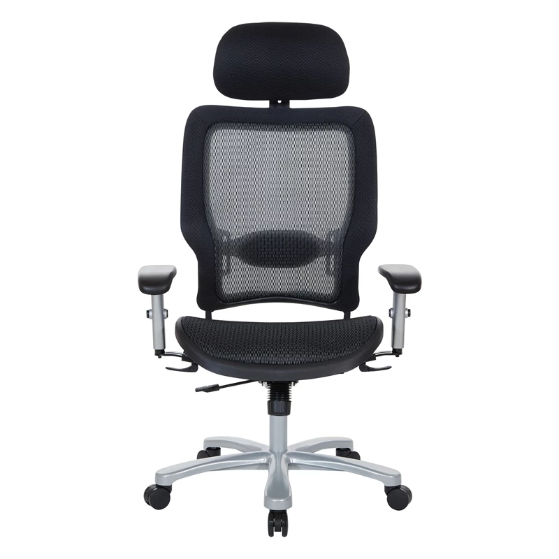 Best Pirce 💯 Office Star Air Grid Big & Tall Ergonomic Chair With Adjustable Headrest In Black Fabric ✨ 5 Best Pirce 💯 Office Star Air Grid Big & Tall Ergonomic Chair With Adjustable Headrest In Black Fabric ✨ - Image 3