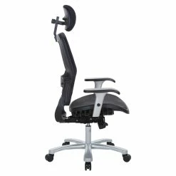 Best Pirce 💯 Office Star Air Grid Big & Tall Ergonomic Chair With Adjustable Headrest In Black Fabric ✨ 17 Best Pirce 💯 Office Star Air Grid Big & Tall Ergonomic Chair With Adjustable Headrest In Black Fabric ✨ -Deals Writing Desks Store 2293143 3 L