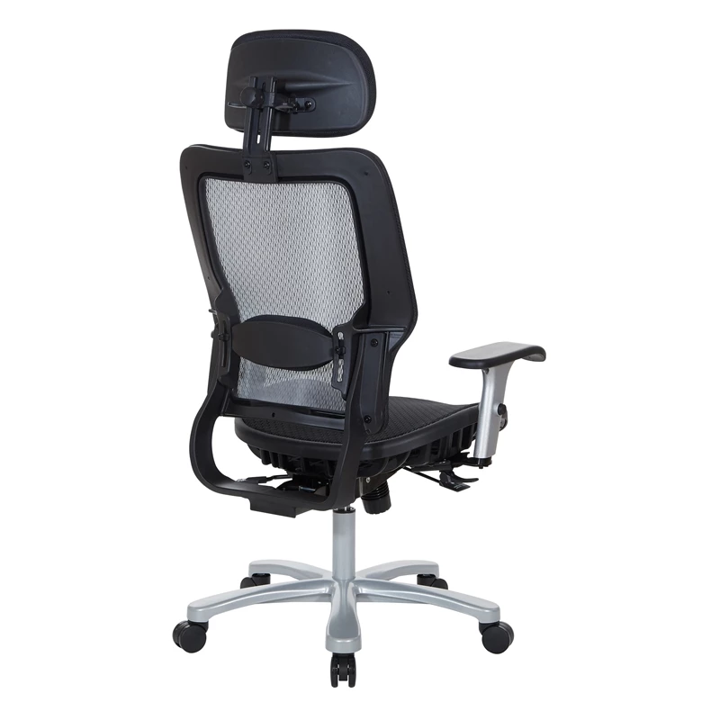 Best Pirce 💯 Office Star Air Grid Big & Tall Ergonomic Chair With Adjustable Headrest In Black Fabric ✨ 8 Best Pirce 💯 Office Star Air Grid Big & Tall Ergonomic Chair With Adjustable Headrest In Black Fabric ✨ - Image 6