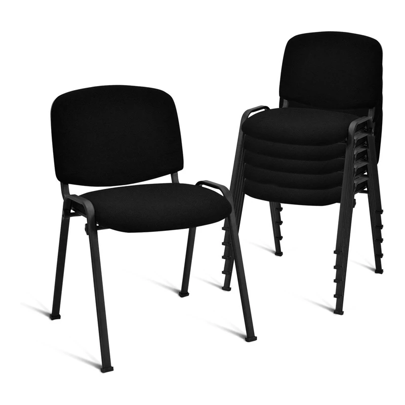 Budget 🛒 Costway Contemporary Steel Conference Office Chairs In Black (Set Of 5) 👏 3 Budget 🛒 Costway Contemporary Steel Conference Office Chairs In Black (Set Of 5) 👏