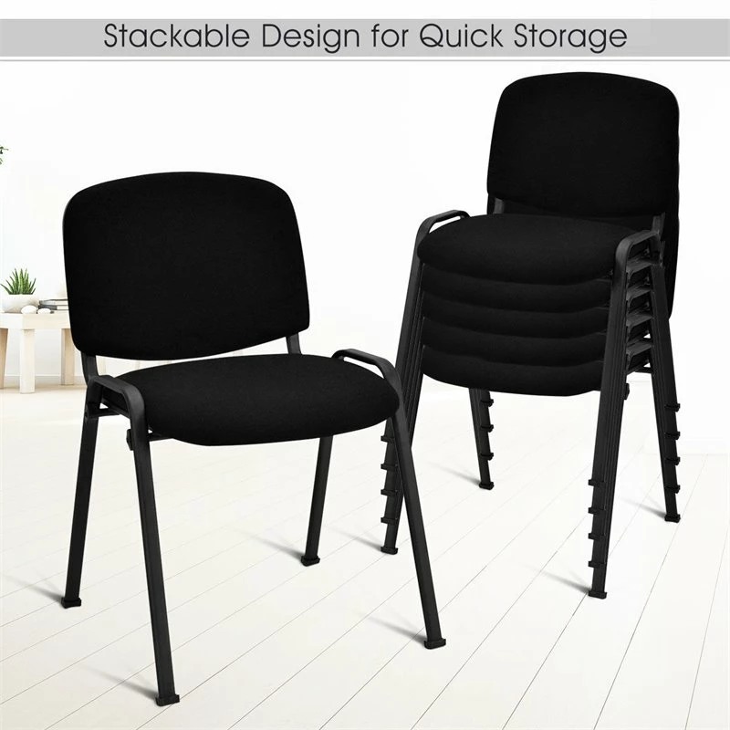 Budget 🛒 Costway Contemporary Steel Conference Office Chairs In Black (Set Of 5) 👏 7 Budget 🛒 Costway Contemporary Steel Conference Office Chairs In Black (Set Of 5) 👏 - Image 5