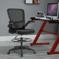 Best deal 🌟 Costway Sponge Adjustable Height Drafting Chair With Lumbar Support In Black 🔥 16 Best deal 🌟 Costway Sponge Adjustable Height Drafting Chair With Lumbar Support In Black 🔥 -Deals Writing Desks Store 2326236 10 L