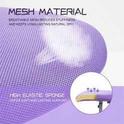 Wholesale ⭐ Costway Sponge Adjustable Mid Back Swivel Armless Office Chair In Purple 🔔 21 Wholesale ⭐ Costway Sponge Adjustable Mid Back Swivel Armless Office Chair In Purple 🔔 -Deals Writing Desks Store 2326457 7 L