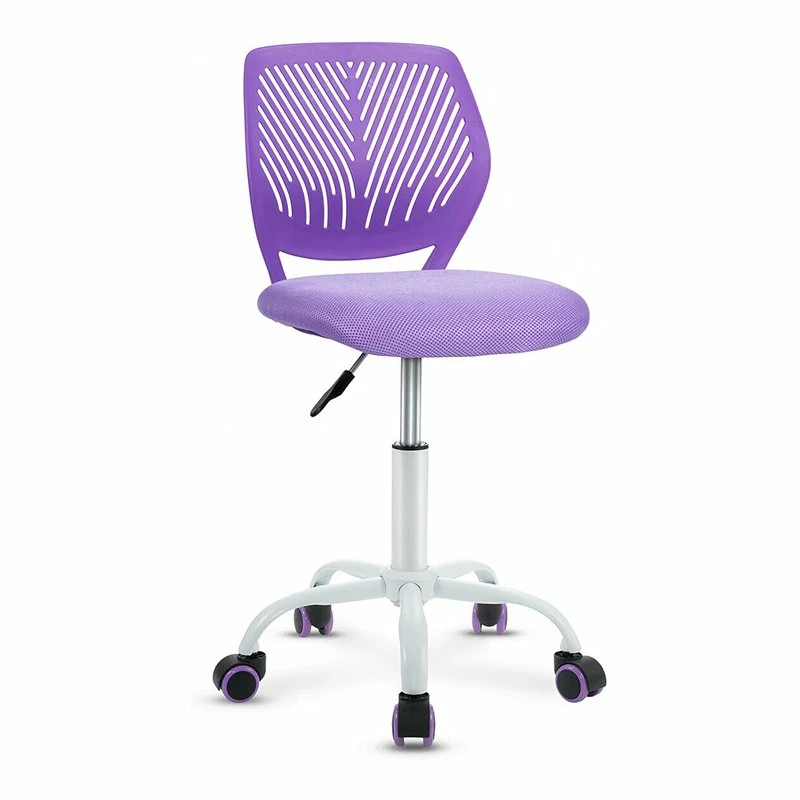 Wholesale ⭐ Costway Sponge Adjustable Mid Back Swivel Armless Office Chair In Purple 🔔 3 Wholesale ⭐ Costway Sponge Adjustable Mid Back Swivel Armless Office Chair In Purple 🔔