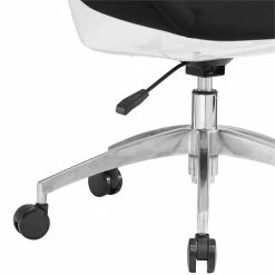 Coupon ❤️ Techni Mobili Fabric Upholstered Office Swivel Chair In Black 🛒 -Deals Writing Desks Store 2385407 17 L