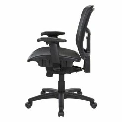 Buy ✨ Office Star ProGrid Back Manager's Chair With Adjustable Arms In Black Fabric 😀 -Deals Writing Desks Store 2390188 3 L