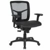 Buy ✨ Office Star ProGrid Back Manager's Chair With Adjustable Arms In Black Fabric 😀 -Deals Writing Desks Store 2390188 8 L