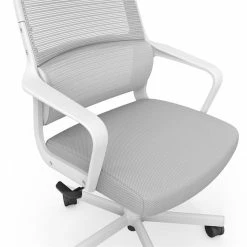 Buy 💯 Furniture Of America Tilah Metal And Mesh Adjustable Office Chair In Gray 🎁 -Deals Writing Desks Store 2393914 11 L