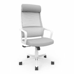 Buy 💯 Furniture Of America Tilah Metal And Mesh Adjustable Office Chair In Gray 🎁 -Deals Writing Desks Store 2393914 8 L