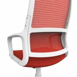 Cheap 🎁 Furniture Of America Tilah Metal And Mesh Adjustable Office Chair In Red 🎉 -Deals Writing Desks Store 2393916 13 L