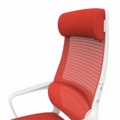Cheap 🎁 Furniture Of America Tilah Metal And Mesh Adjustable Office Chair In Red 🎉 -Deals Writing Desks Store 2393916 14 L