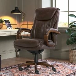 Top 10 🔥 La-Z-Boy Office La-Z-Boy Big And Tall Edmonton Executive Office Chair Brown 🔔 -Deals Writing Desks Store 2404151 17 L
