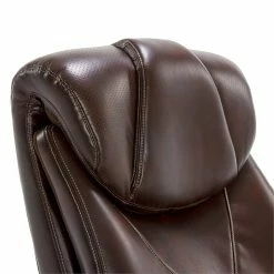 Best Pirce 😍 La-Z-Boy Office La-Z-Boy Cantania Executive Office Chair With AIR Technology In Brown 😀 -Deals Writing Desks Store 2404152 14 L