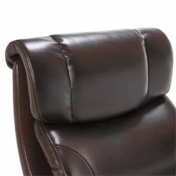 Buy 👍 La-Z-Boy Office La-Z-Boy Big And Tall Trafford Executive Office Chair With AIR Lumbar Brown 🥰 -Deals Writing Desks Store 2404154 19 L