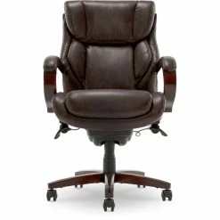 Cheap 🎁 La-Z-Boy Office La-Z-Boy Bellamy Executive Office Chair In Brown Bonded Leather 😀 -Deals Writing Desks Store 2404155 32 L
