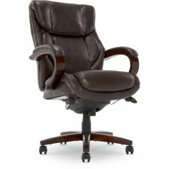 Cheap 🎁 La-Z-Boy Office La-Z-Boy Bellamy Executive Office Chair In Brown Bonded Leather 😀 -Deals Writing Desks Store 2404155 33 L