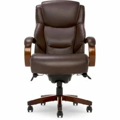 Promo 🥰 La-Z-Boy Office La-Z-Boy Delano Big & Tall Executive Office Chair Mahogany Chestnut Brown 🔔 -Deals Writing Desks Store 2404156 25 L