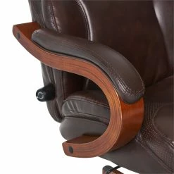 Best reviews of 💯 Serta At Home Serta Conway Big And Tall Executive Office Chair With Wood Accents Brown 🔔 -Deals Writing Desks Store 2404159 28 L