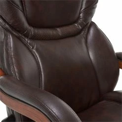 Best reviews of 💯 Serta At Home Serta Conway Big And Tall Executive Office Chair With Wood Accents Brown 🔔 -Deals Writing Desks Store 2404159 29 L