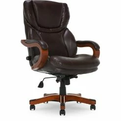 Best reviews of 💯 Serta At Home Serta Conway Big And Tall Executive Office Chair With Wood Accents Brown 🔔 -Deals Writing Desks Store 2404159 34 L