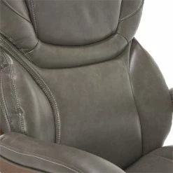 Outlet ⌛ Serta At Home Serta Conway Big And Tall Executive Office Chair With Wood Accents Gray ✨ -Deals Writing Desks Store 2404161 22 L