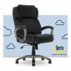 Budget ⭐ Serta At Home Serta Garret Executive Office Chair Black Bonded Leather 🌟