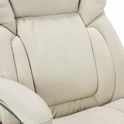 Best Sale 🎉 Serta At Home Serta Garrett Executive Office Chair Ivory White 🎉 -Deals Writing Desks Store 2404163 17 L