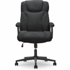 Buy 👏 Serta At Home Serta Connor Office Chair Black Microfiber 💯 -Deals Writing Desks Store 2404169 22 L