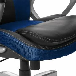 Budget 🤩 Serta At Home Serta Amplify Executive Office Chair Blue 👏 -Deals Writing Desks Store 2404172 23 L