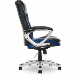 Budget 🤩 Serta At Home Serta Amplify Executive Office Chair Blue 👏 -Deals Writing Desks Store 2404172 28 L
